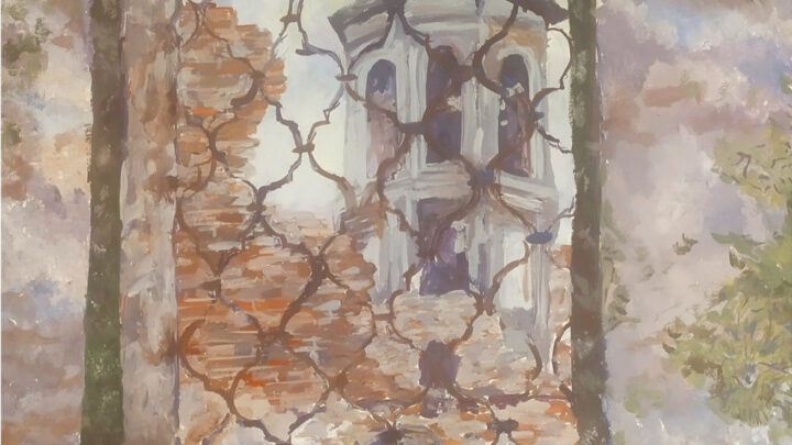 Красноперова Светлана МКУ ДО «ДШИ п.Михайловка» «Вид из окна». Педагог - Сухова Елизавета Николаевна.