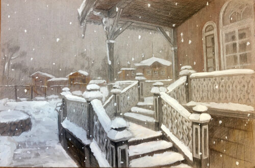 «Покров». Кобец Алена Александровна. МКУК Шелеховского района «ДХШ им. В.И. Сурикова»