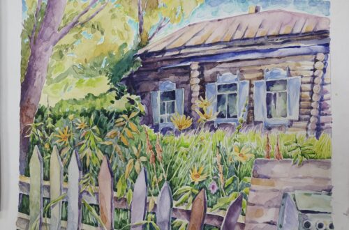 «Старый дом». Макрыгина Оксана Геннадьевна. МБУ ДО «ДШИ №5» г. Иркутск