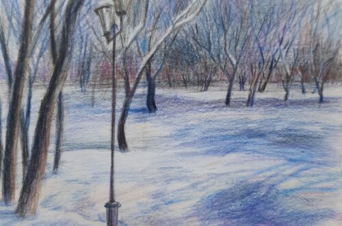 «Иркутская зима» Яфаева Мария Викторовна. МБУ ДО ДХШ №1 г. Иркутск.