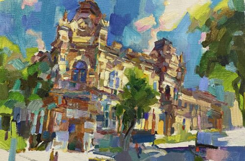 «Благородный. В глубине квартала». Кунаева Наталья Владимировна МКУК Шелеховского района «ДХШ им. В.И. Сурикова»